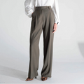 Pantaloni Pinces Gamba Verde