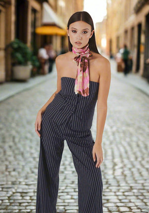 Bella Pinstripe Pants - ELLY