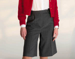 Bermuda Gessato Grigio - ELLY