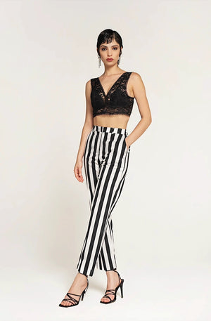 Black Lace Bralette Top - ELLY