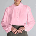 Camicia Plissé Rosa - ELLY