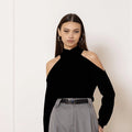 Maglia Fiordaliso in NERO - ELLY