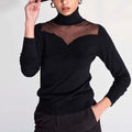 Maglia Trasparenza Nero - ELLY