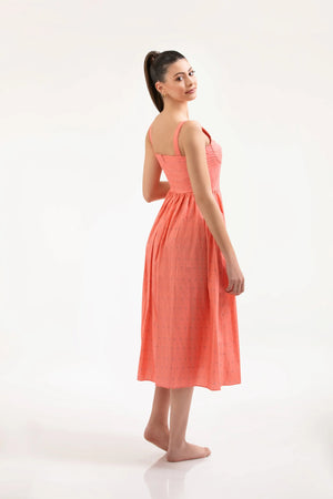 Peach Lace Dress – ELLY - ELLY