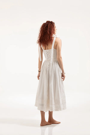 White Lace Midi Dress – ELLY - ELLY