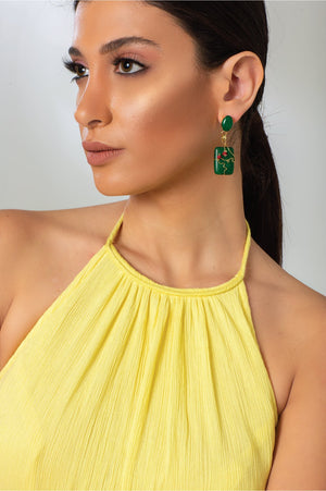 Empire Yellow Dress - ELLY