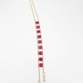 Jade Necklace, gold plated 18 karat - ELLY