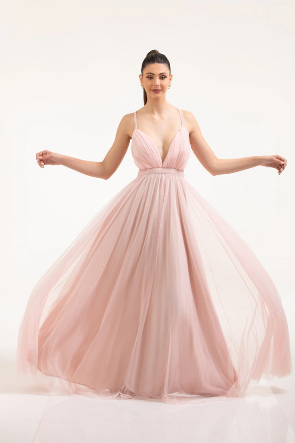 Pink Net Dress – ELLY