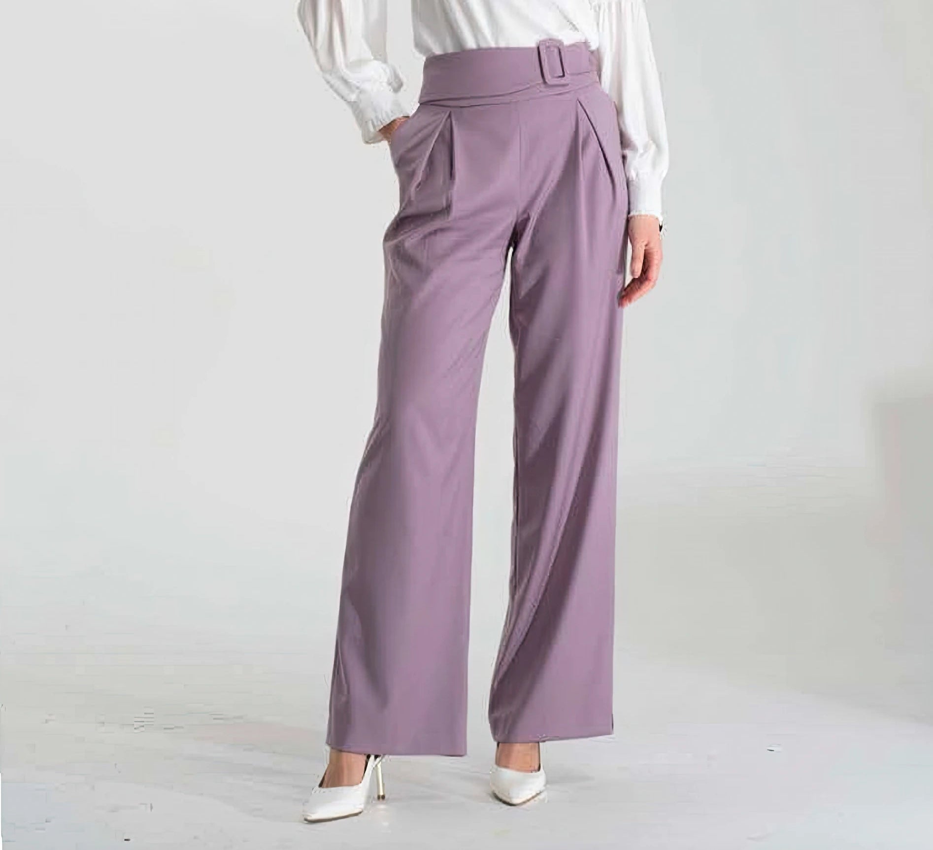 Pantaloni Palazzo Uva