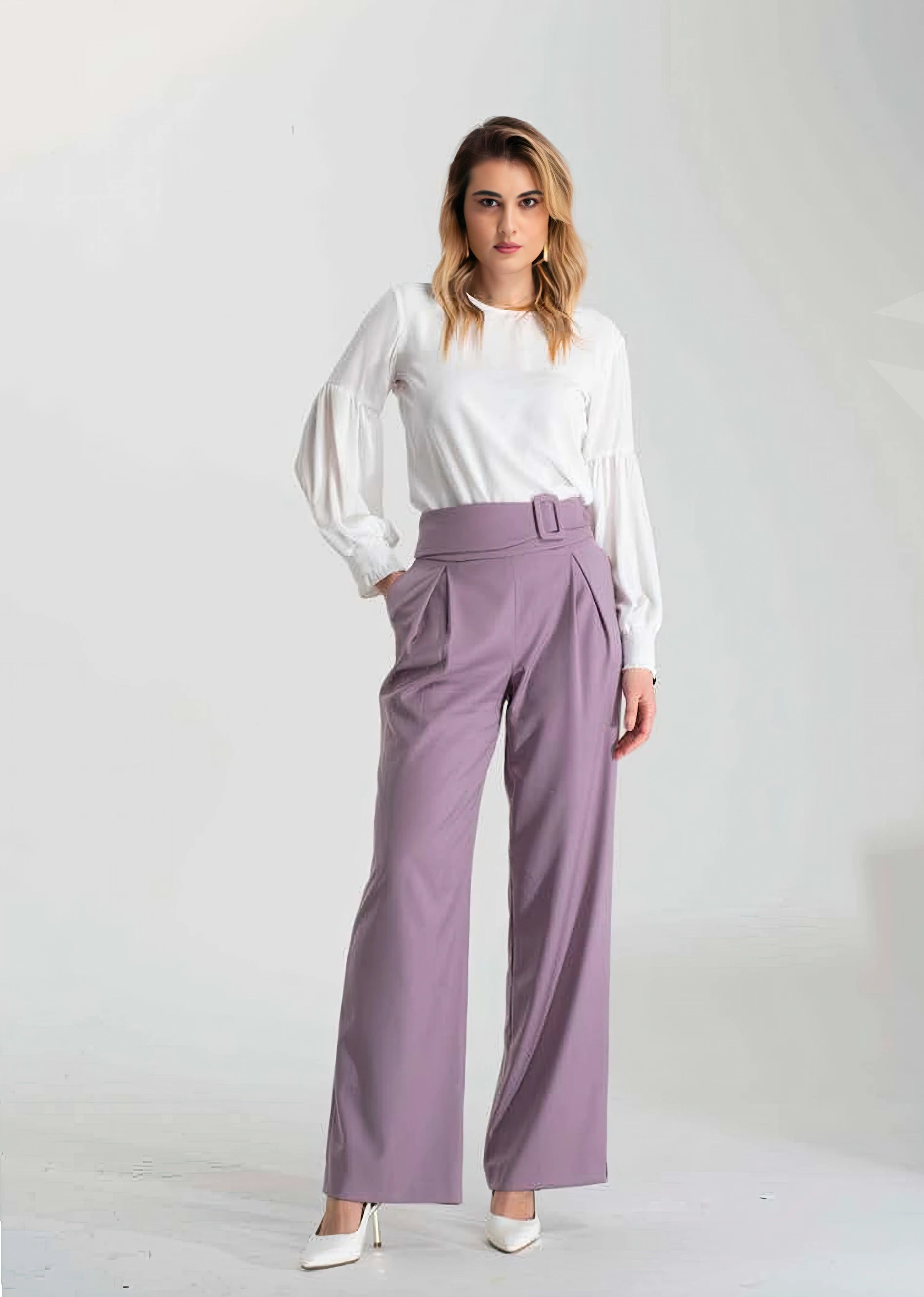 Pantaloni Palazzo Uva