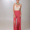 Beetroot Purple Pants - ELLY