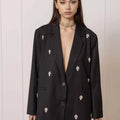 Belen Blazer in Nero - ELLY