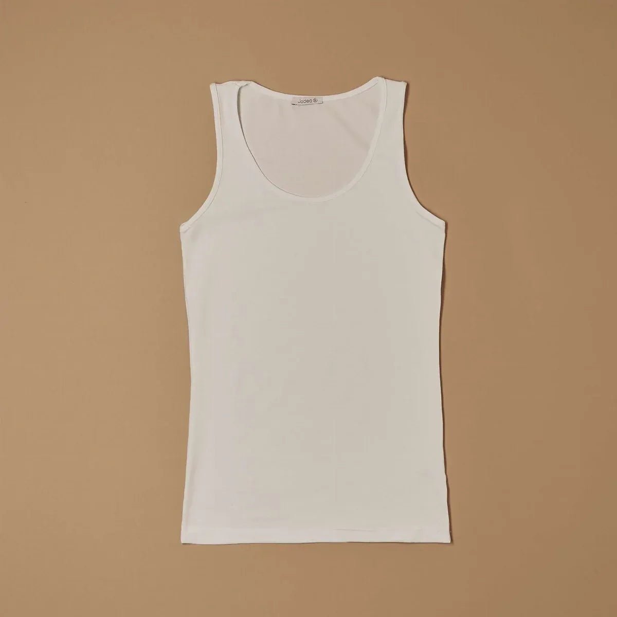 Canotta Cotton Tank Top – Bianco - ELLY