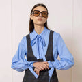 Elsa Blouse in Celeste - ELLY