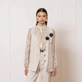 Ethereal Elegance Blazer - Panna - ELLY
