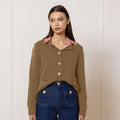 Mariana Cardigan in Beige - ELLY