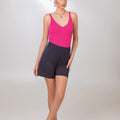 Navy Blue Linen Shorts - ELLY