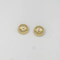 Rhodium coated brass earrings - ELLY