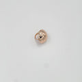 Rhodium coated brass ring - ELLY