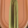 VerdeSalvia Wide - Leg High - Waisted Pants - ELLY