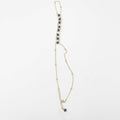 18k gold-plated bracelet with crystal ornaments - ELLY