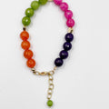 Agate Stone Bracelet, gold plated 18 karat - ELLY