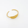 Copper bracelet coated in gold rhodium - ELLY