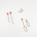 Earring Set, 18 karat gold plated - ELLY