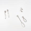 Earring Set, 18 karat gold plated - ELLY