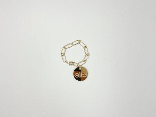 ELLY Bracelet - 18 Karat Gold Plated Brass Chain - ELLY