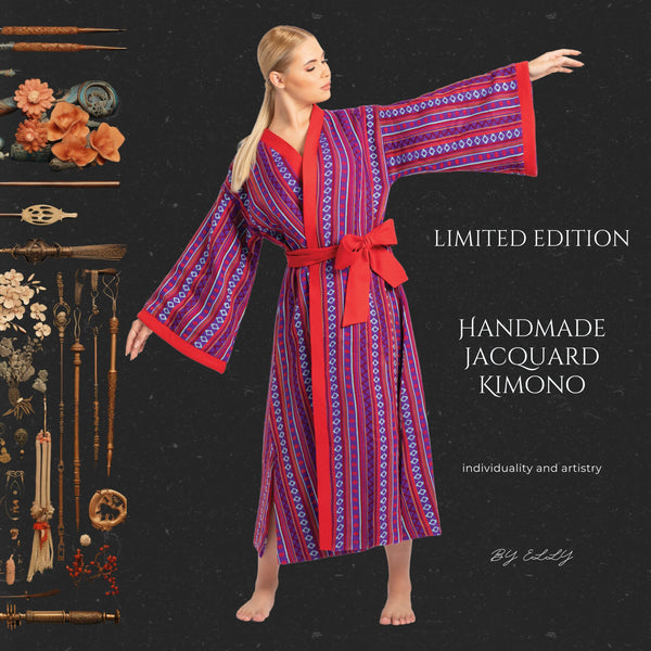 Handmade Limited Edition Multicolor Kimono - ELLY