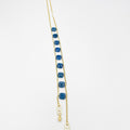 Jade Necklace, gold plated 18 karat - ELLY