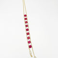 Jade Necklace, gold plated 18 karat - ELLY