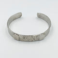 Rhodium coated brass bracelet  - ELLY