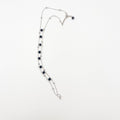 Silver bracelet with crystal ornaments - ELLY