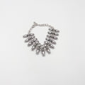 Silver plated brass bracelet - ELLY
